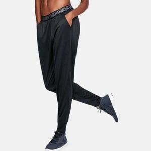 Under Armour Play Up Pants Black HeatGear Joggers‎